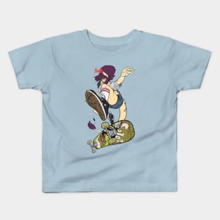 Catgirl Skaters Kids T-Shirt